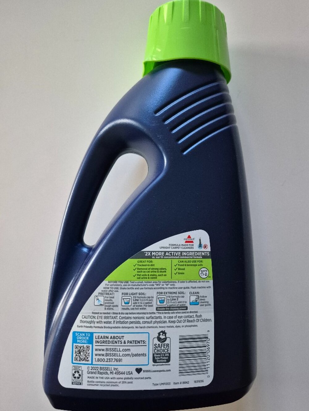 New BISSELL Pet Advanced Stain & Odor Formula for Upright Carpet Cleaners 62 oz. - Picture 5 of 7